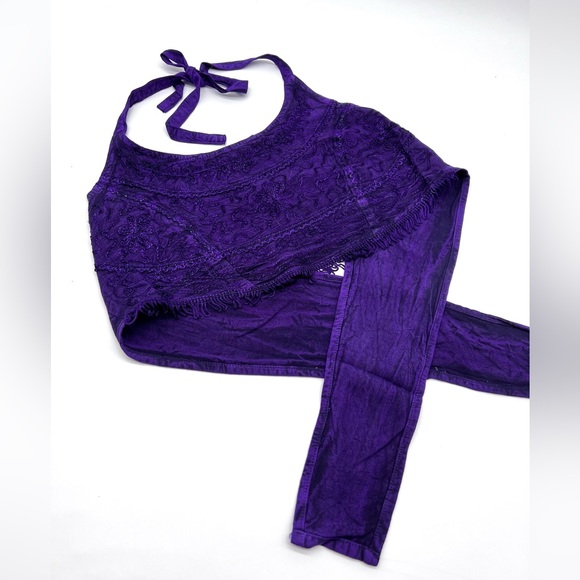 Open Back Halter Crop Top - Picture 12 of 12